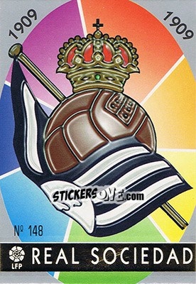 Sticker 148. ESCUDO - Las Fichas De La Liga 1997-1998 - Mundicromo