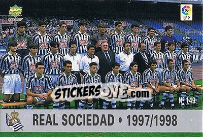 Figurina 149. PLANTILLA - Las Fichas De La Liga 1997-1998 n. 216 - Mundicromo