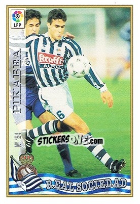 Sticker 154. PIKABEA - Las Fichas De La Liga 1997-1998 - Mundicromo