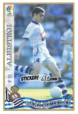 Sticker 155. ALBISTEGI - Las Fichas De La Liga 1997-1998 n. 222 - Mundicromo