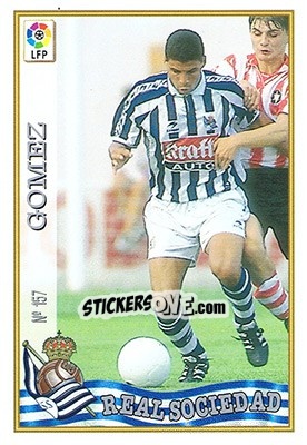 Sticker 157. J. GóMEZ - Las Fichas De La Liga 1997-1998 - Mundicromo