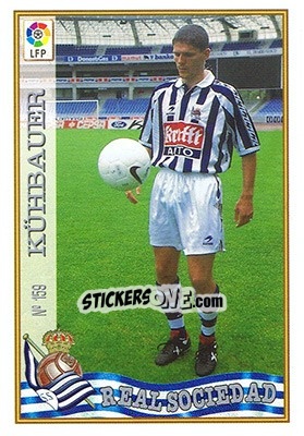 Sticker 159. KUHBAUER - Las Fichas De La Liga 1997-1998 - Mundicromo