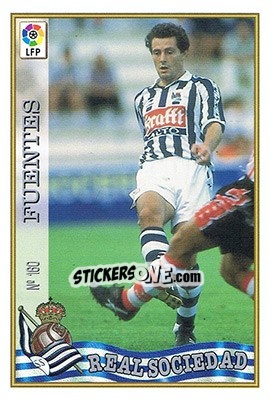 Sticker 160. FUENTES - Las Fichas De La Liga 1997-1998 - Mundicromo