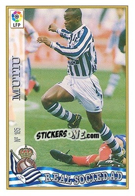 Sticker 165. MUTIU - Las Fichas De La Liga 1997-1998 - Mundicromo