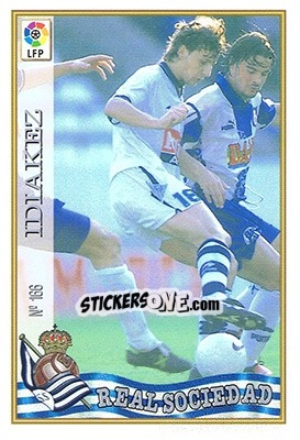 Sticker 166. IDIAKEZ - Las Fichas De La Liga 1997-1998 - Mundicromo