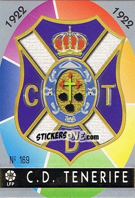 Sticker 169. ESCUDO - Las Fichas De La Liga 1997-1998 - Mundicromo