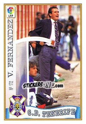 Sticker 172. V. FERNÁNDEZ - Las Fichas De La Liga 1997-1998 n. 247 - Mundicromo