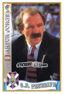 Sticker 172. U.H. ARTUR JORGE - Las Fichas De La Liga 1997-1998 - Mundicromo