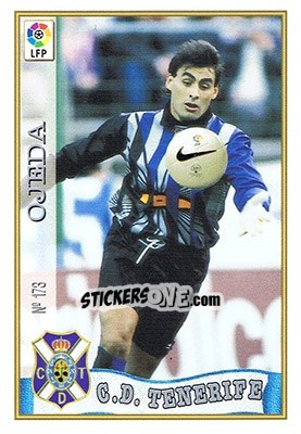 Sticker 173. OJEDA - Las Fichas De La Liga 1997-1998 - Mundicromo
