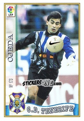 Cromo 173. OJEDA - Las Fichas De La Liga 1997-1998 - Mundicromo