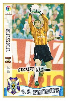 Sticker 174. U.H. UNZUE - Las Fichas De La Liga 1997-1998 - Mundicromo