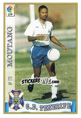 Cromo 175. MOUTANG - Las Fichas De La Liga 1997-1998 - Mundicromo