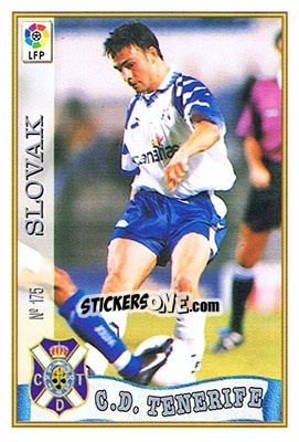 Sticker 175. SLOVAK - Las Fichas De La Liga 1997-1998 n. 253 - Mundicromo