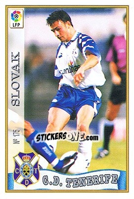 Figurina 175. SLOVAK - Las Fichas De La Liga 1997-1998 - Mundicromo