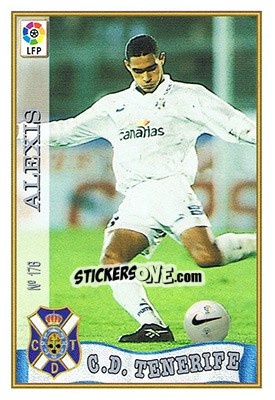 Sticker 176. ALEXIS - Las Fichas De La Liga 1997-1998 - Mundicromo