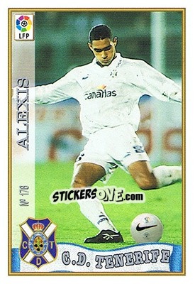 Sticker 176. ALEXIS - Las Fichas De La Liga 1997-1998 n. 254 - Mundicromo