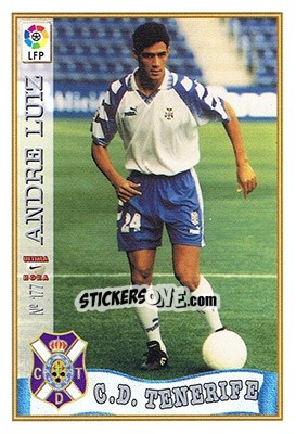 Sticker 177. U.H. ANDRé LUIZ - Las Fichas De La Liga 1997-1998 - Mundicromo