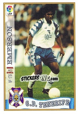 Sticker 178. U.H. EMERSON - Las Fichas De La Liga 1997-1998 - Mundicromo