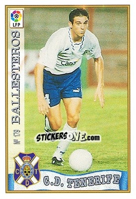 Sticker 179. BALLESTEROS - Las Fichas De La Liga 1997-1998 - Mundicromo