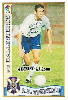 Sticker 179. BALLESTEROS - Las Fichas De La Liga 1997-1998 n. 261 - Mundicromo