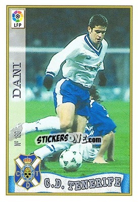 Sticker 180. DANI - Las Fichas De La Liga 1997-1998 - Mundicromo