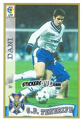 Cromo 180. DANI - Las Fichas De La Liga 1997-1998 - Mundicromo