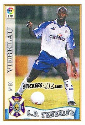 Sticker 180. VIERKLAU - Las Fichas De La Liga 1997-1998 - Mundicromo