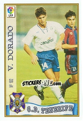 Sticker 182. VIVAR DORADO - Las Fichas De La Liga 1997-1998 n. 265 - Mundicromo