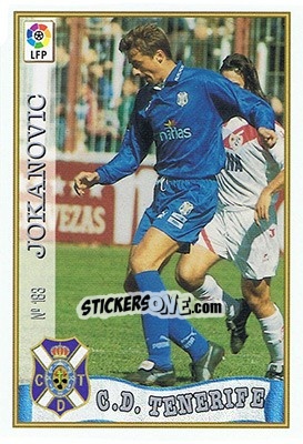 Figurina 183. JOKANOVIC - Las Fichas De La Liga 1997-1998 - Mundicromo