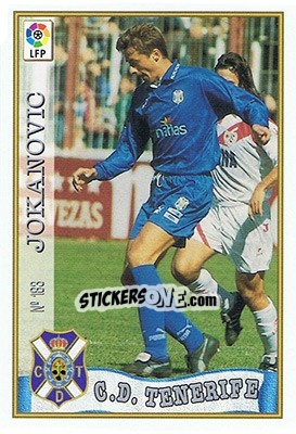 Sticker 183. JOKANOVIC - Las Fichas De La Liga 1997-1998 n. 266 - Mundicromo