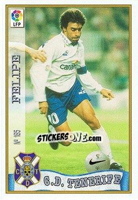 Cromo 185. FELIPE - Las Fichas De La Liga 1997-1998 - Mundicromo