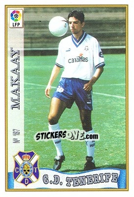 Figurina 187. MAKAAY - Las Fichas De La Liga 1997-1998 - Mundicromo