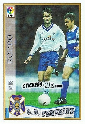 Sticker 188. KODRO - Las Fichas De La Liga 1997-1998 n. 275 - Mundicromo