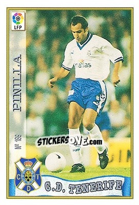 Sticker 189. PINILLA - Las Fichas De La Liga 1997-1998 - Mundicromo