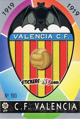 Sticker 190. ESCUDO - Las Fichas De La Liga 1997-1998 - Mundicromo