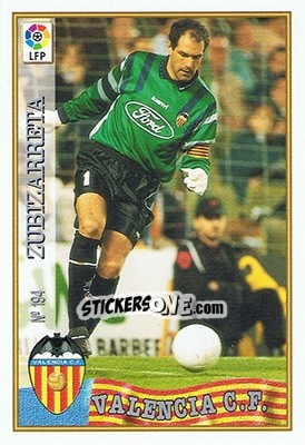 Sticker 194. ZUBIZARRETA - Las Fichas De La Liga 1997-1998 n. 282 - Mundicromo
