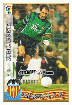 Sticker 194. ZUBIZARRETA - Las Fichas De La Liga 1997-1998 - Mundicromo