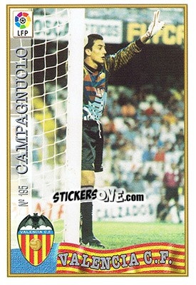 Sticker 195. CAMPAGNUOLO - Las Fichas De La Liga 1997-1998 - Mundicromo