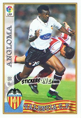 Sticker 196. ANGLOMA - Las Fichas De La Liga 1997-1998 - Mundicromo
