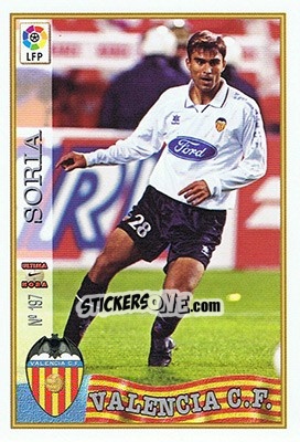 Cromo 197. U.H. SORIA - Las Fichas De La Liga 1997-1998 - Mundicromo