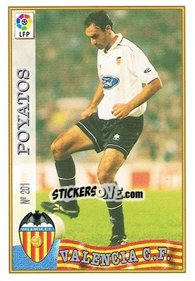 Sticker 201. Poyatos - Las Fichas De La Liga 1997-1998 n. 292 - Mundicromo