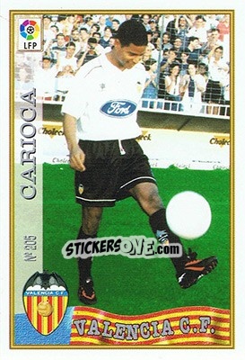 Sticker 205. CARIOCA - Las Fichas De La Liga 1997-1998 - Mundicromo