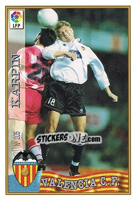 Sticker 205. KARPIN - Las Fichas De La Liga 1997-1998 n. 301 - Mundicromo