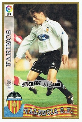 Sticker 206. FARINóS - Las Fichas De La Liga 1997-1998 n. 302 - Mundicromo