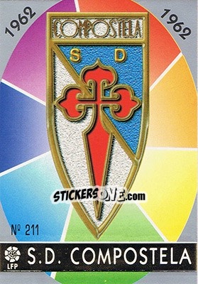 Sticker 211. ESCUDO - Las Fichas De La Liga 1997-1998 - Mundicromo