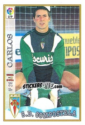 Cromo 216. U.H. CARLOS - Las Fichas De La Liga 1997-1998 - Mundicromo