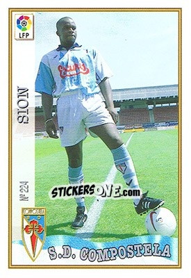 Sticker 224. SION - Las Fichas De La Liga 1997-1998 - Mundicromo