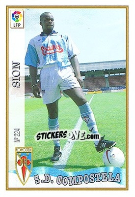 Cromo 224. SION - Las Fichas De La Liga 1997-1998 - Mundicromo