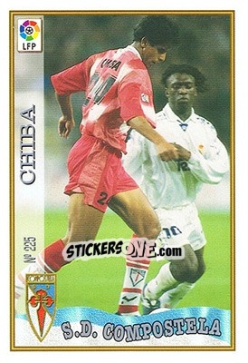 Sticker 225. CHIBA - Las Fichas De La Liga 1997-1998 - Mundicromo