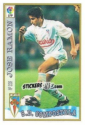 Sticker 228. JOSE RAMóN - Las Fichas De La Liga 1997-1998 n. 334 - Mundicromo